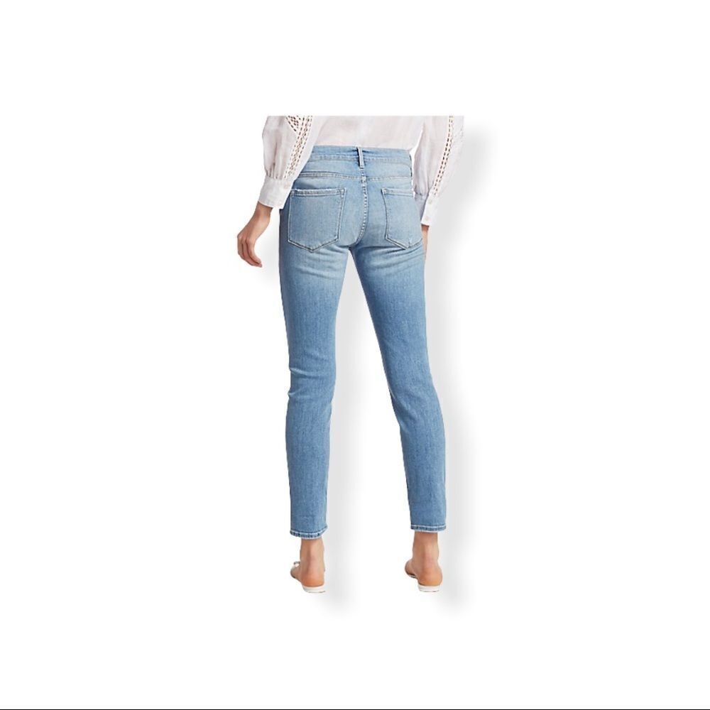 FRAME Le Garçon midrise skinny jeans